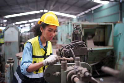 Man working in factory