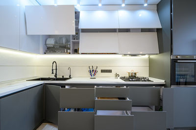 Interior of kitchen at home