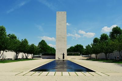 View of monument against cloudy sky