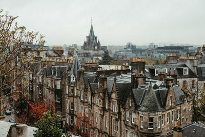 View of buildings in city
