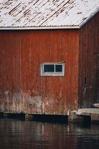 House in water