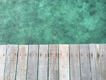 High angle view of swimming pool