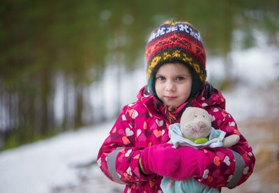 Portrait of smiling girl