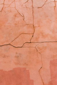 Full frame shot of cracked wall