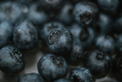 Full frame shot of blueberries