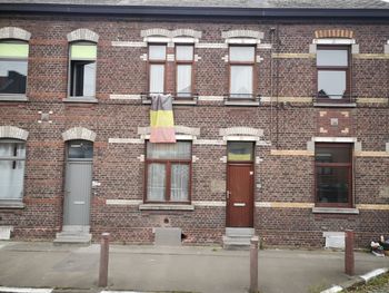 Low angle view of residential building