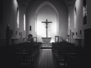 Interior of church