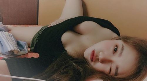 lying down