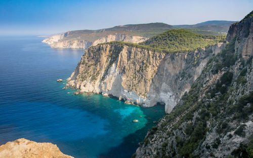 Panoramic view of bay