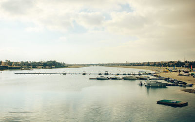 Scenic view of river against sky