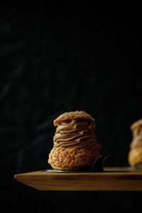 Close-up of food on table