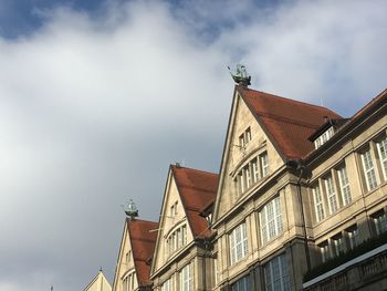 Low angle view of building against sky