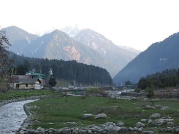 Scenic view of mountains