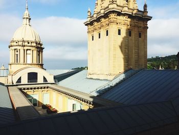 Cathedral against sky in city