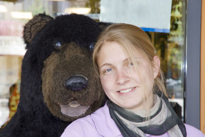 Portrait of smiling woman