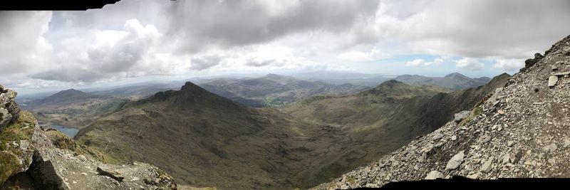 Panoramic view of landscape against sky