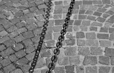 On the other side of the street.