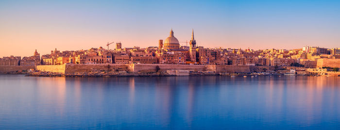 View of buildings at waterfront