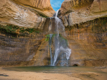 View of waterfall