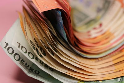 High angle view of multi colored pencils on table