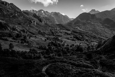 Scenic view of landscape against sky