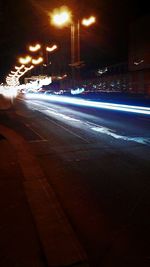 Road at night