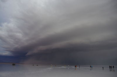 Group of people on beach