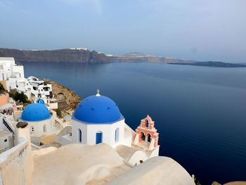 Buildings in city at waterfront