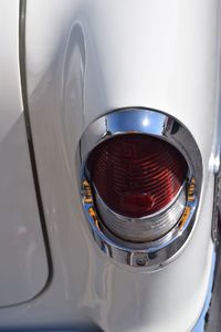 High angle view of vintage car