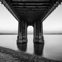 View of bridge over river