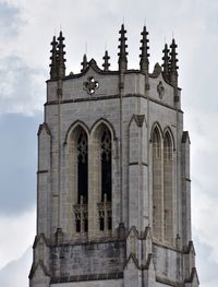 Low angle view of historical building against sky