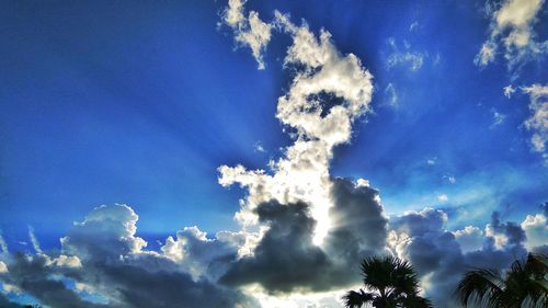 Low angle view of clouds in sky