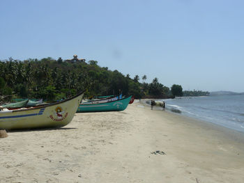 Boats in sea