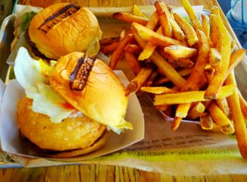 Close-up of french fries