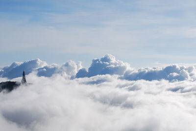 Low angle view of clouds in sky