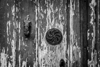 Close-up of door knocker