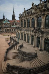 Building against sky in city