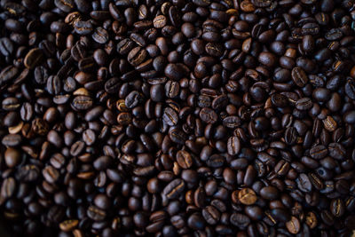 Full frame shot of coffee beans