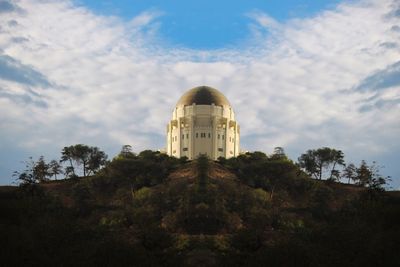 Low angle view of building against sky