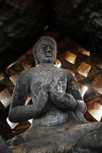 Close-up of buddha statue