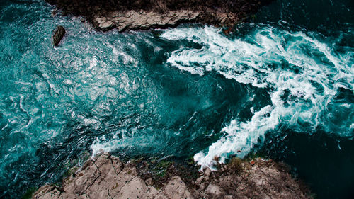 Aerial view of sea