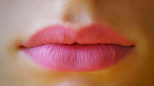 Cropped image of woman lips