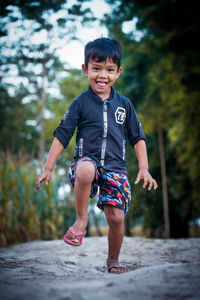 Portrait of cute boy