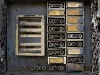 Close-up of window