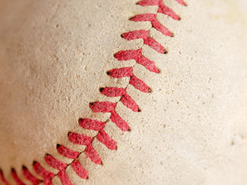 Close-up of baseball 