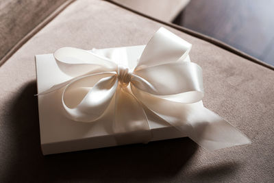 Close-up of gift box