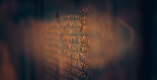 Close up of electric light