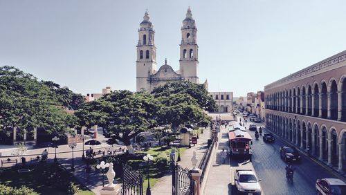 Buildings in city