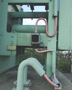 Close up of metal structure