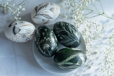 Close-up of christmas decorations